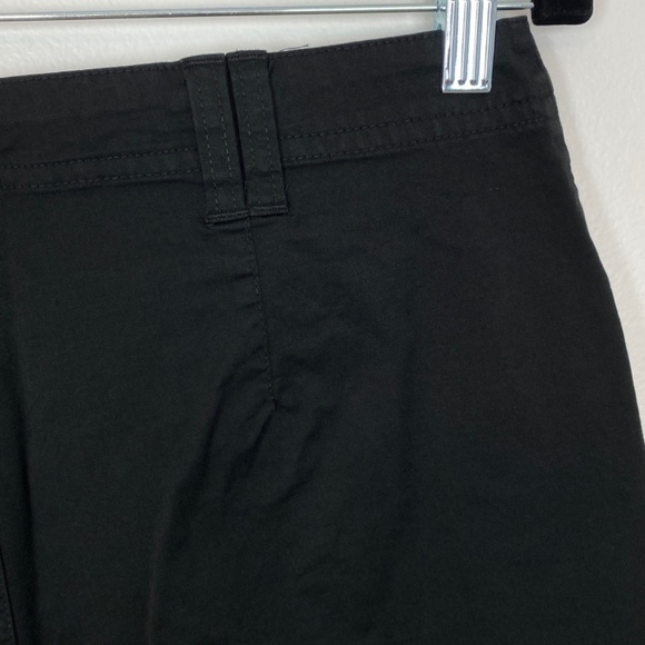 White Stag Capris Womens 10 Black Front Pockets Split Hem Body Stretch Office - Picture 5 of 11